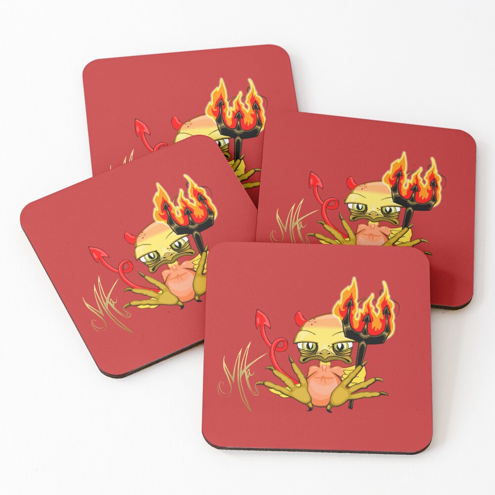 Item preview, Coasters (Set of 4) designed and sold by GrumpyChickenMA.