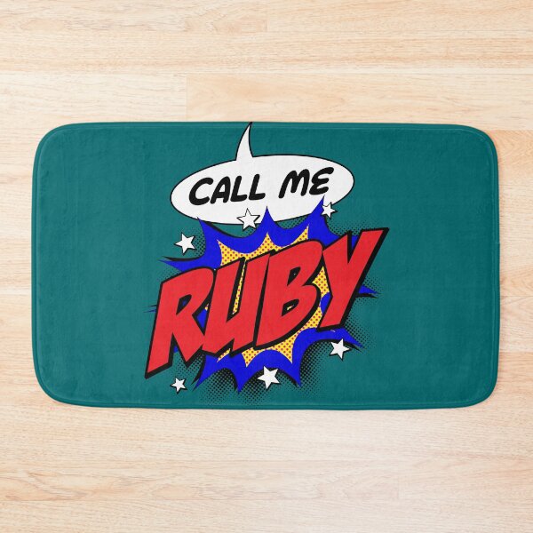 Item preview, Personalised Call Me Ruby Pop Art Comic Design designed and sold by CandOCreative.