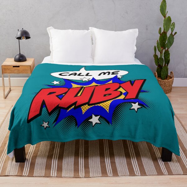 Item preview, Personalised Call Me Ruby Pop Art Comic Design designed and sold by CandOCreative.