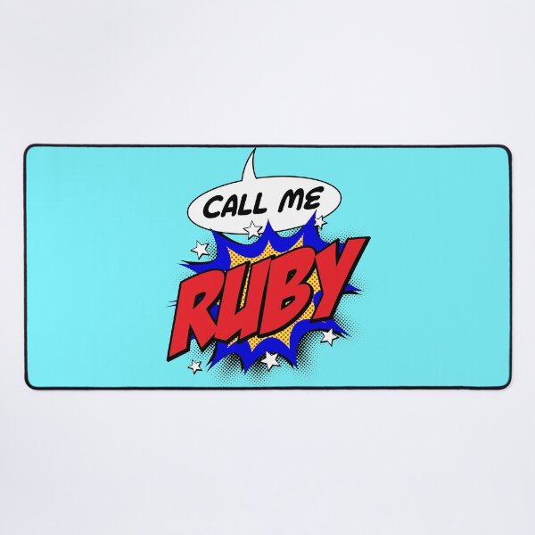Item preview, Personalised Call Me Ruby Pop Art Comic Design designed and sold by CandOCreative.