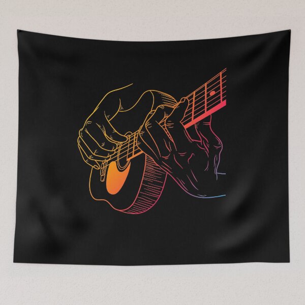 Item preview, Acoustic Guitar Vintage Men Women designed and sold by Ibu83.
