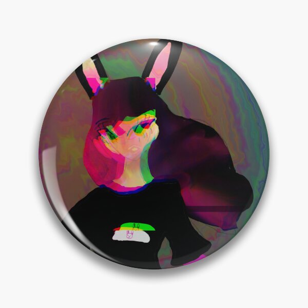 Item preview, Goth Rabbit Woman Background Psychedelic Swirl - TTRPG designed and sold by jolabrese.