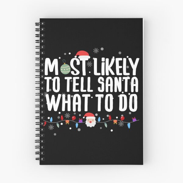 Item preview, Most Likely To Tell Santa What To Do Family Christmas Pajama designed and sold by HANYART.