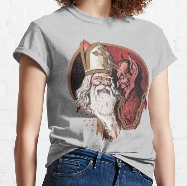 St. Nicholas and Krampus Classic T-Shirt