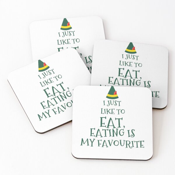 Item preview,   i just like to eat,eating is my favourite,elf movie quote,christmas designed and sold by cutedream.
