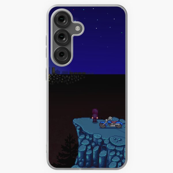 Item preview, Stardew Valley Sebastian over looking the city designed and sold by aiya-pixels.