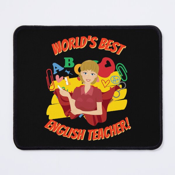 Item preview, World's Best English Teacher designed and sold by superteachers.