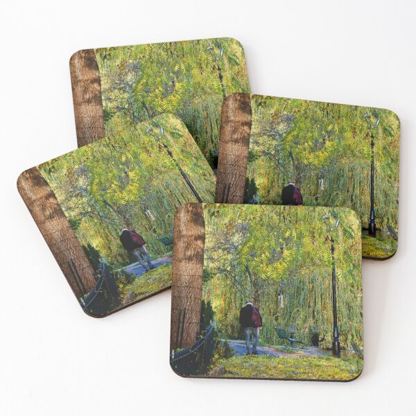 Item preview, Bourton on the Water Autumn Trees Cotswolds UK designed and sold by AndyEvansPhotos.