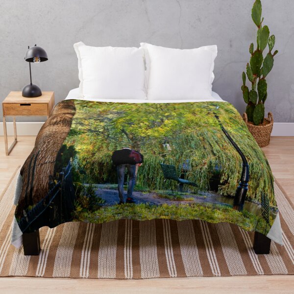 Item preview, Bourton on the Water Autumn Trees Cotswolds UK designed and sold by AndyEvansPhotos.