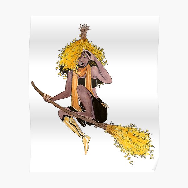Forsythia Witch Poster