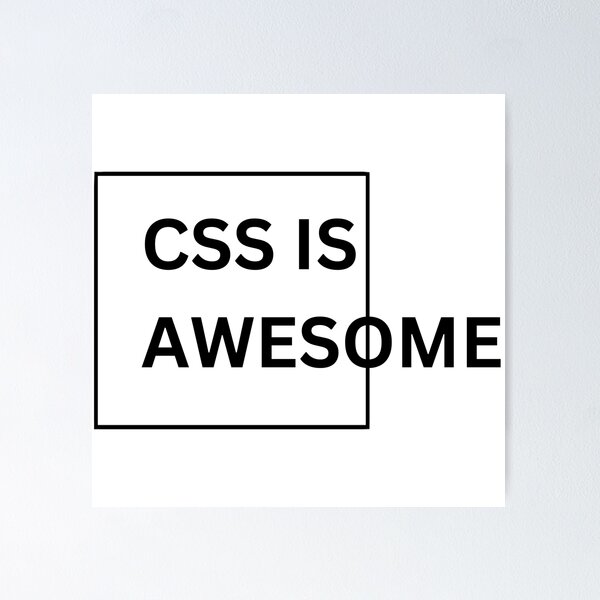 Artikel-Vorschau von CSS ist großartig, designt und verkauft von Handrixx.