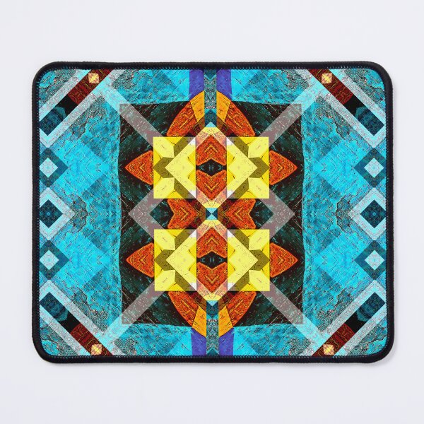 Item preview, POWERFUL LUMINOUS RADIAL COSMIC LABYRINTH PATCHWORK -  SPIRITUAL AWAKENING CUBIC GEOMETRIC ART PATTERN IN DEEP* designed and sold by Ralek.