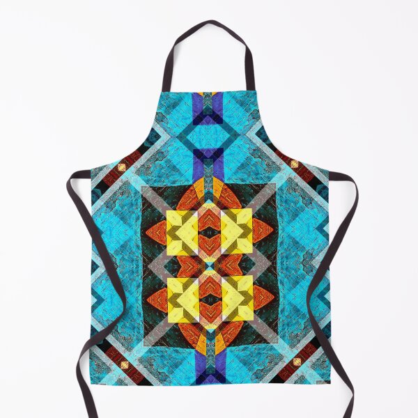 Item preview, POWERFUL LUMINOUS RADIAL COSMIC LABYRINTH PATCHWORK -  SPIRITUAL AWAKENING CUBIC GEOMETRIC ART PATTERN IN DEEP* designed and sold by Ralek.