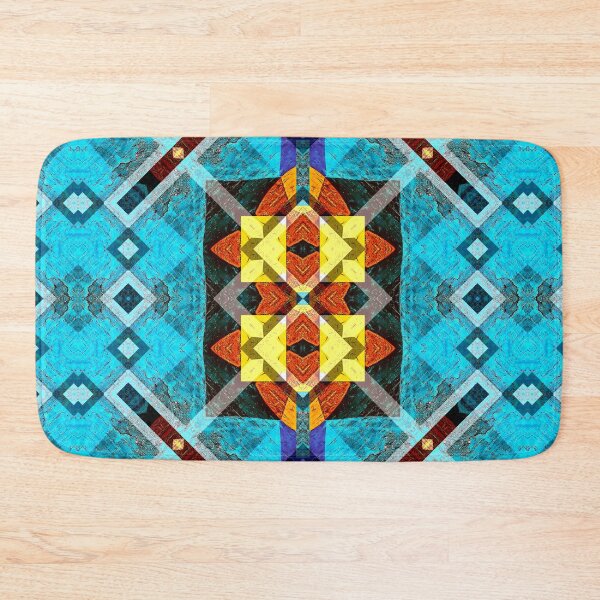 Item preview, POWERFUL LUMINOUS RADIAL COSMIC LABYRINTH PATCHWORK -  SPIRITUAL AWAKENING CUBIC GEOMETRIC ART PATTERN IN DEEP* designed and sold by Ralek.