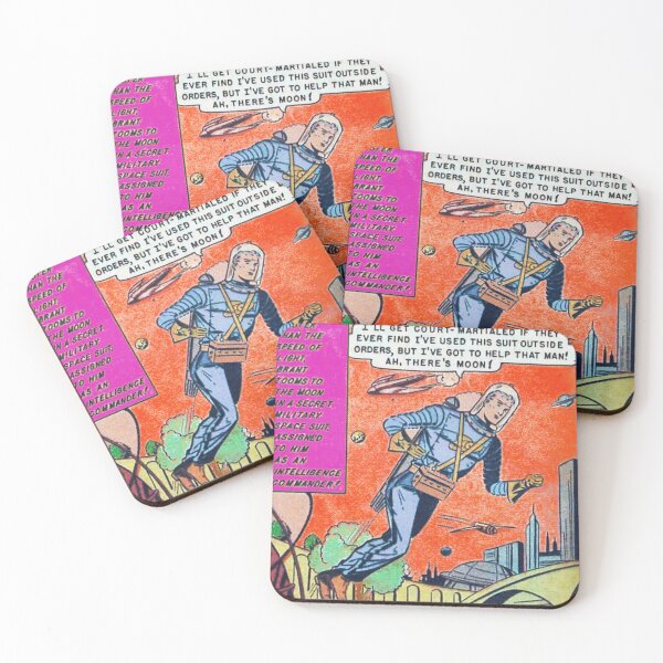 Item preview, Comic book scene | space age retrofuturism designed and sold by spinolator.