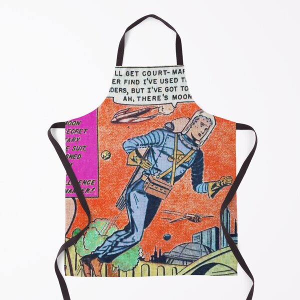 Item preview, Comic book scene | space age retrofuturism designed and sold by spinolator.