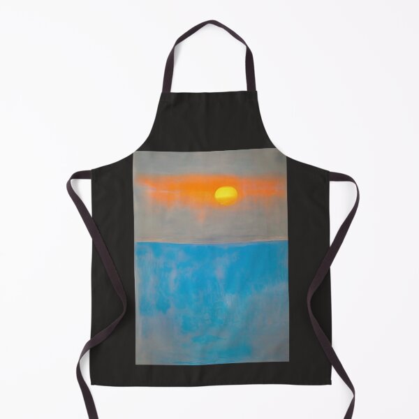 Item preview, CONTEMPORARY BLUE AND GREY ABSTRACT SUNSET designed and sold by sailorsam1805.