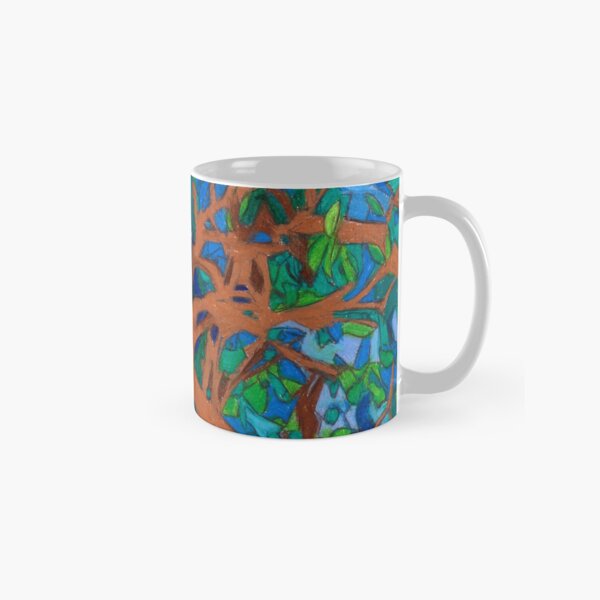 A Very Pretty Peacock in a Pear Tree Classic Mug