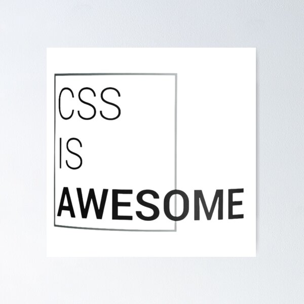 Artikel-Vorschau von CSS ist großartig, ist großartig, designt und verkauft von Handrixx.