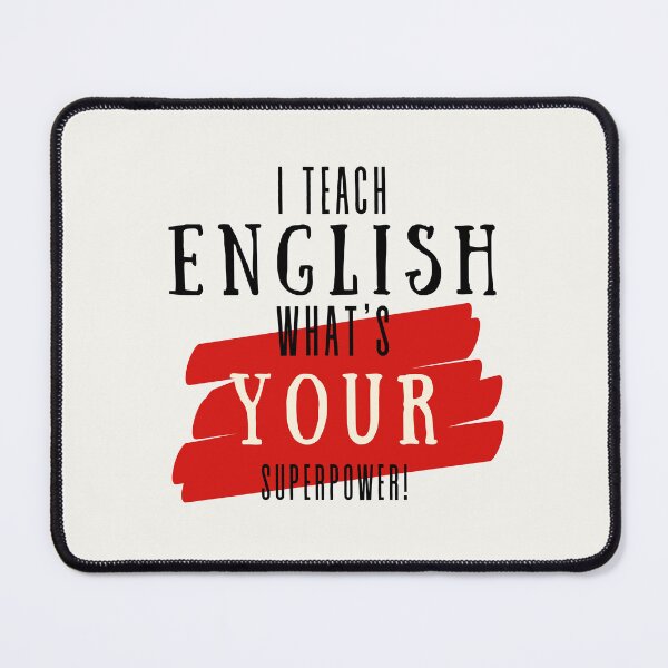 Item preview, Superhero English Teacher Appreciation designed and sold by superteachers.