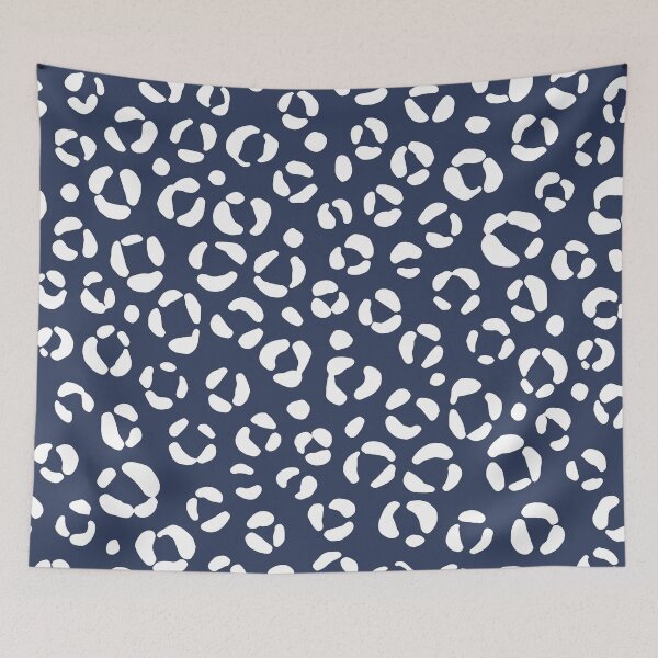 Item preview, Blue leopard print designed and sold by GasconyPassion.
