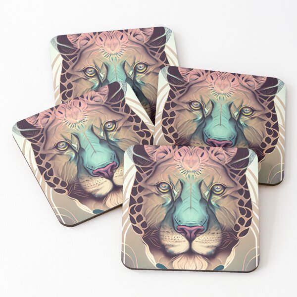 Item preview, Lion head designed and sold by FlatLandPrints.