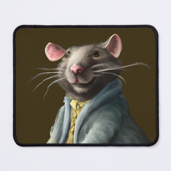 Item preview, Sir Rat, fancy dapper rat, funny fat rat, rodent mom, cute funny mouse, rat lover, mouse lover designed and sold by Artsareus.