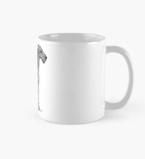 Airedale Terrier Zeichnung Tasse (Standard)