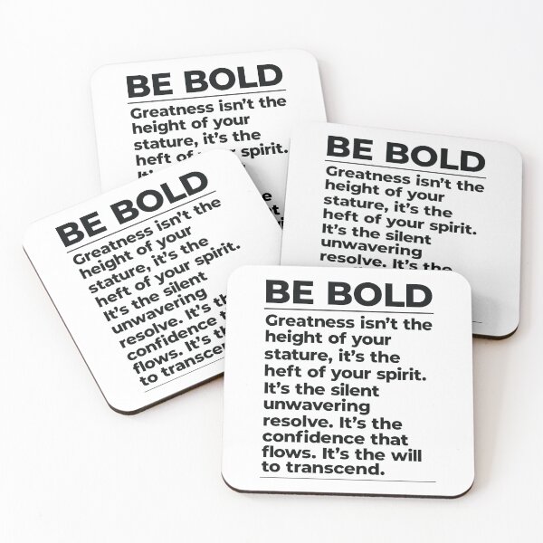 Item preview, Be Bold greatness advice designed and sold by hockeng.
