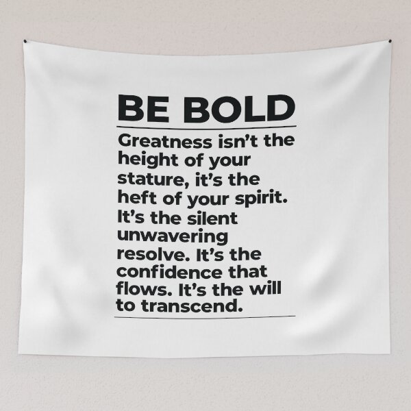 Item preview, Be Bold greatness advice designed and sold by hockeng.