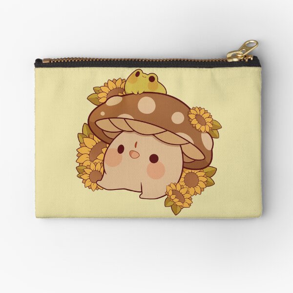 Item preview, Cute mushroom and froggie sunflowers designed and sold by Rihnlin.