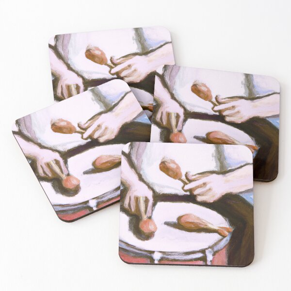 Item preview, Man Playing Drums with Turkey Drumsticks designed and sold by PrintPortal.