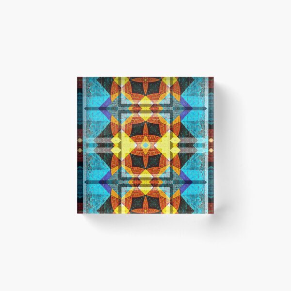 Item preview, POWERFUL LUMINOUS RADIAL COSMIC LABYRINTH PATCHWORK -  SPIRITUAL AWAKENING CUBIC GEOMETRIC ART PATTERN IN DEEP* designed and sold by Ralek.