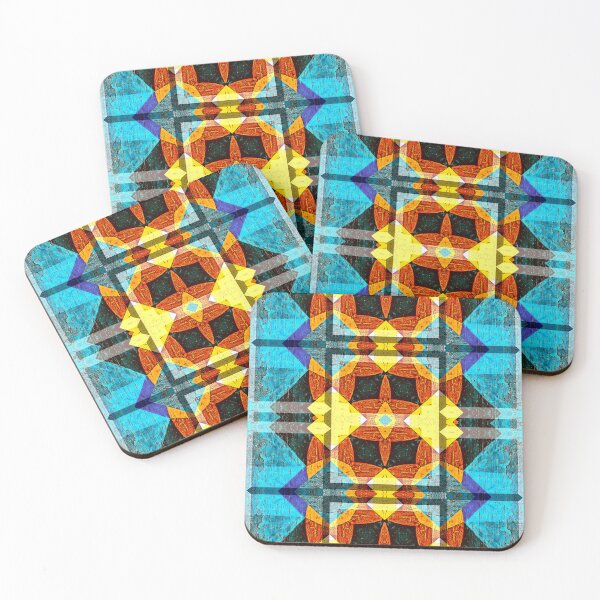 Item preview, POWERFUL LUMINOUS RADIAL COSMIC LABYRINTH PATCHWORK -  SPIRITUAL AWAKENING CUBIC GEOMETRIC ART PATTERN IN DEEP* designed and sold by Ralek.