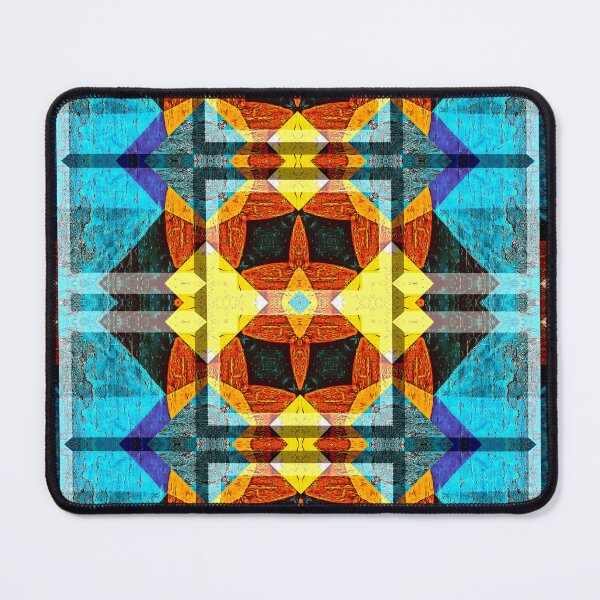 Item preview, POWERFUL LUMINOUS RADIAL COSMIC LABYRINTH PATCHWORK -  SPIRITUAL AWAKENING CUBIC GEOMETRIC ART PATTERN IN DEEP* designed and sold by Ralek.