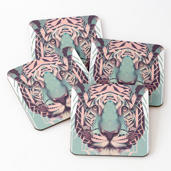 Item preview, Tiger head designed and sold by FlatLandPrints.