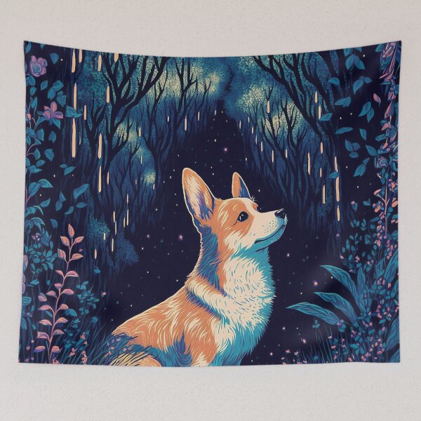 Item preview, Corgi in Enchanted Forest designed and sold by NianderQuinn.