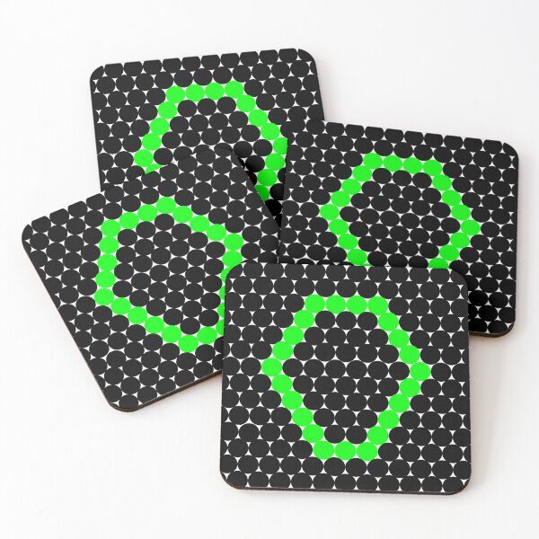 Item preview, The black round - pattern design designed and sold by Sweet Bee's.