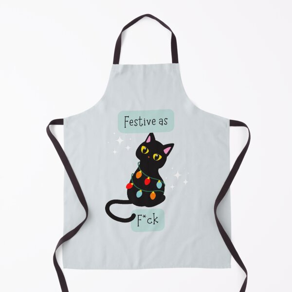 Item preview, Festive as F*ck  - Festive AF Cat designed and sold by mydoodlesateme.