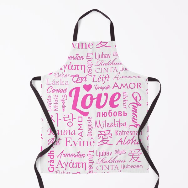 Item preview, Word love in pink and in several languages designed and sold by TUNARTE.