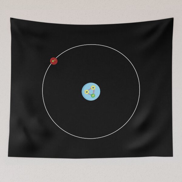 Item preview, Hydrogen atom, with proton made of quarks, physics and science designed and sold by NoetherSym.