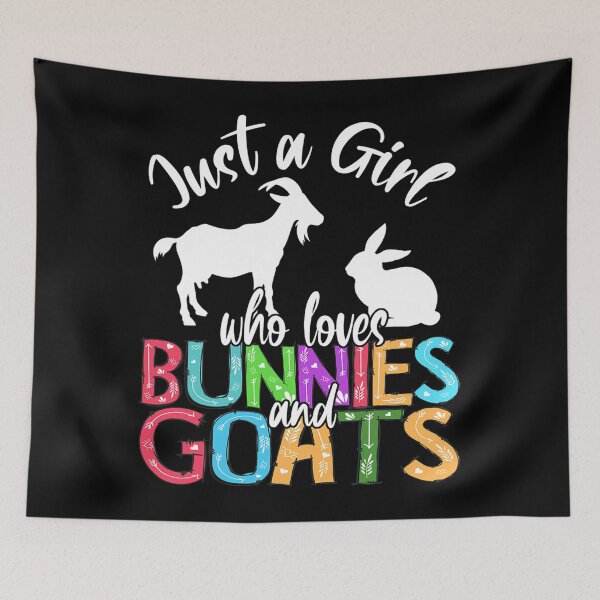 Item preview, Just A Girl Who Loves Bunnies And Goats Easter Farmer Gifts designed and sold by rlrowdgeerobb.