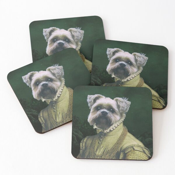 Item preview, Schnauzer Dog Historical Portrait as King designed and sold by Erika Kaisersot.
