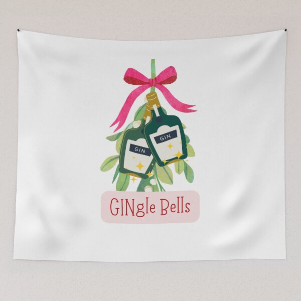 Aperçu de l'œuvre GINgle Bells - GIN-gle Bells créée et vendue par mydoodlesateme.