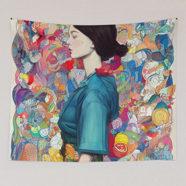 Item preview, Profile In Front Of Color designed and sold by Kauila-AI.