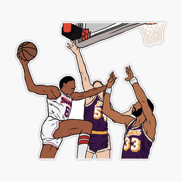 Dr. J Iconic Reverse Layup Kids T-Shirt for Sale by RatTrapTees
