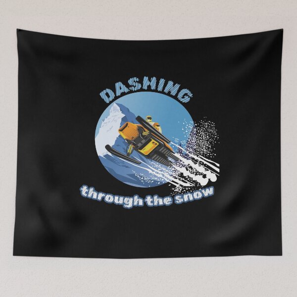 Item preview, Dashing through the Snow Snowmobile designed and sold by MooonTees.