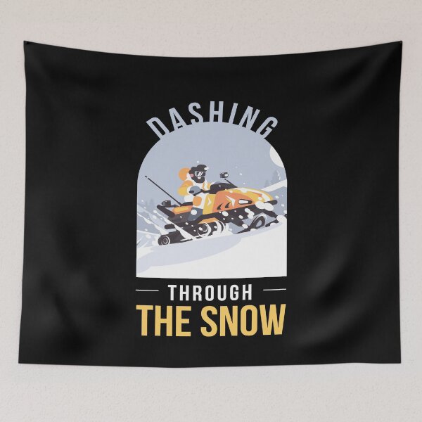Item preview, Dashing through the Snow Snowmobile designed and sold by MooonTees.