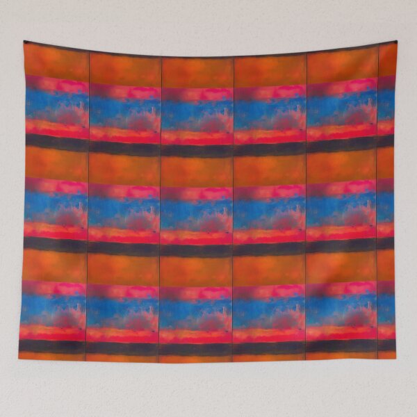 Item preview, CONTEMPORARY STORMY WATERSPOUTS SUNSET OVER THE OCEAN designed and sold by sailorsam1805.
