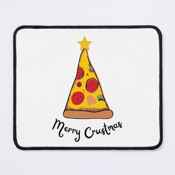 Item preview, Merry Crustmas - Christmas Pizza Pun designed and sold by mydoodlesateme.